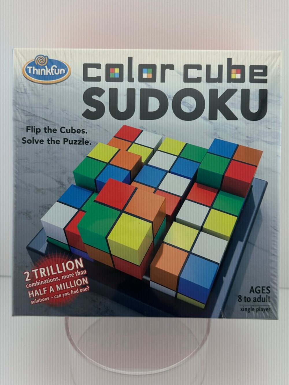 THINKFUN Color Cube Sudoku Solve the Puzzle Game for Ages 8+, Brand New, Sealed